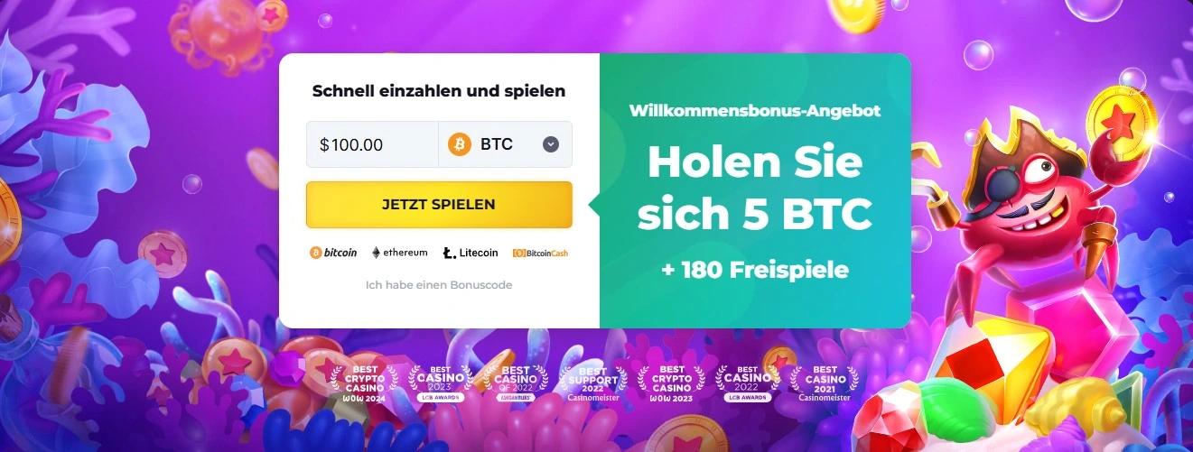 Willkommensgeschenk für neue Bitstarz Casino Mitglieder