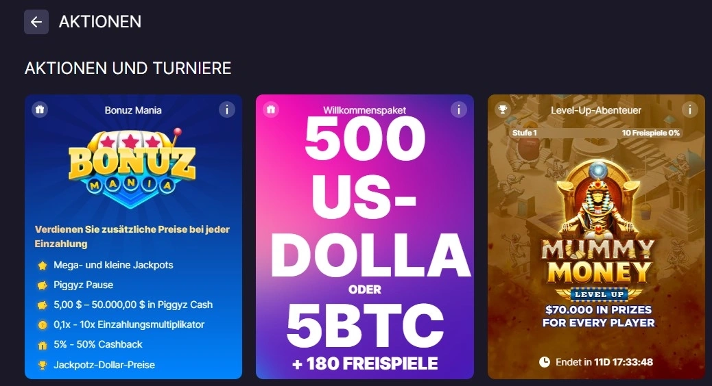 Vorteile des BitStarz Casino Treueprogramms für Spieler in der Schweiz